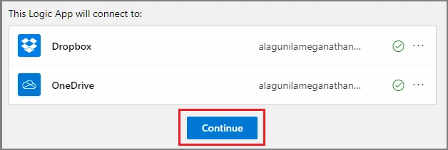 Connect Dropbox to OneDrive Using Azure Logic App