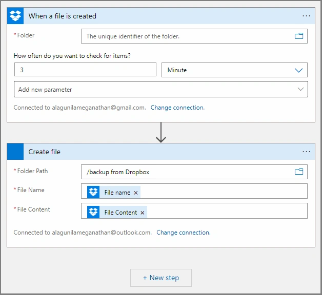 Connect Dropbox to OneDrive Using Azure Logic App