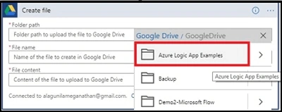 Azure Logic App example