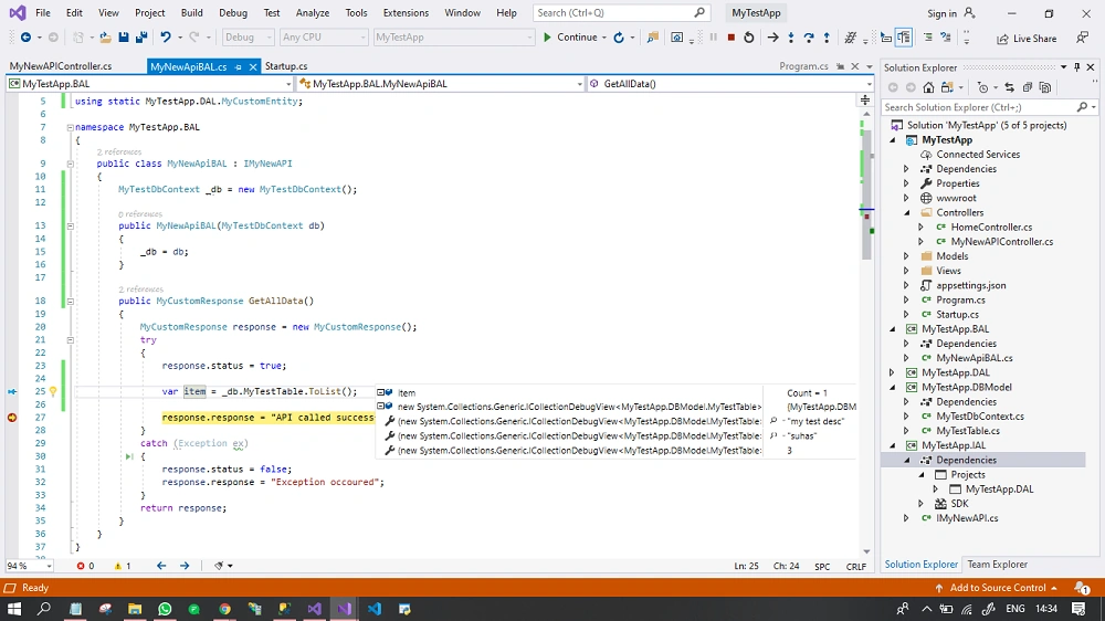 Connect MS SQL And MySQL Database To Your .NET Core Web API