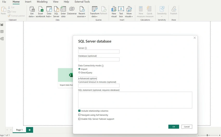 SQL Server to Power BI