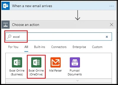 Search Excel Online
