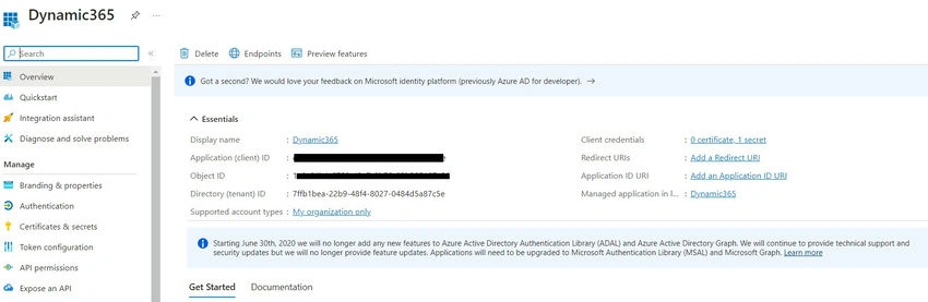 Application ID