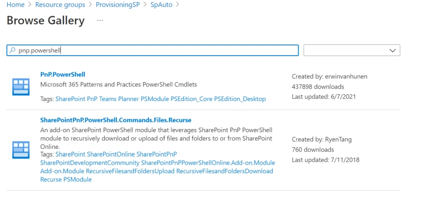 Connect to SharePoint Online using Azure AD App only in Azure Automation