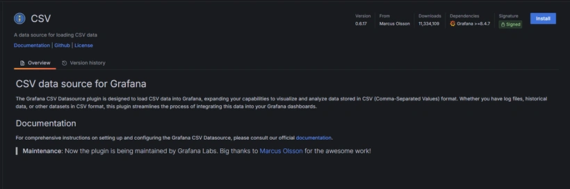 CSV Data Source