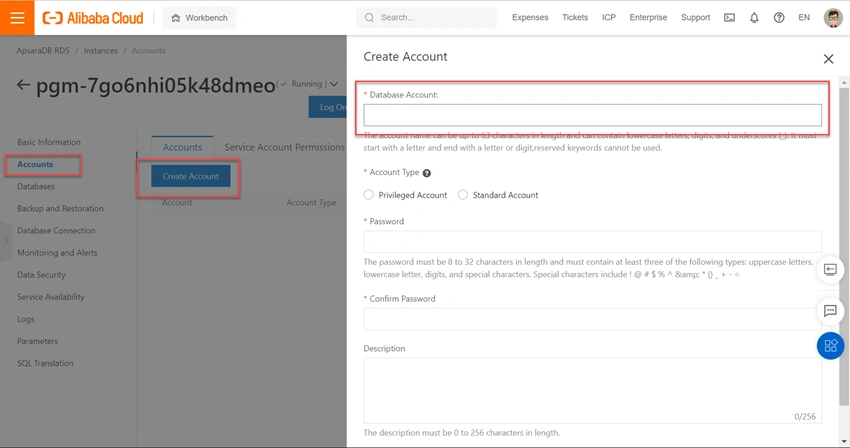 Connecting .NET API to ApsaraDB 2 with postgreSQL