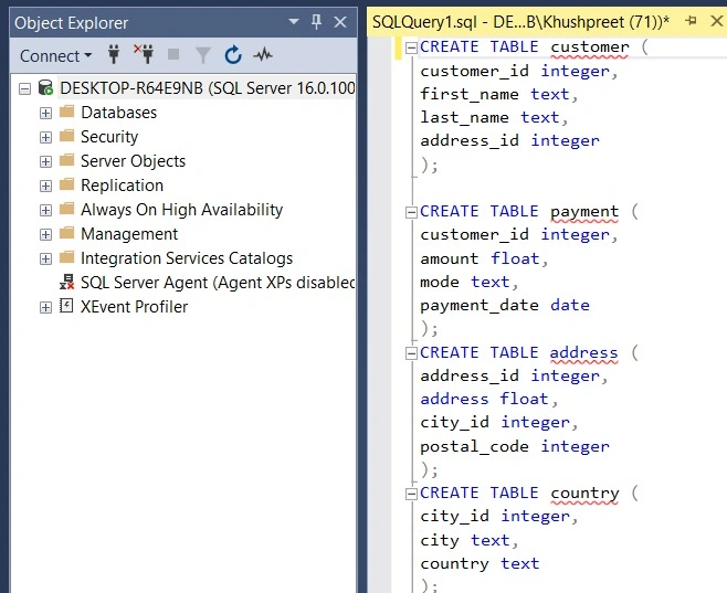 Screenshot queries