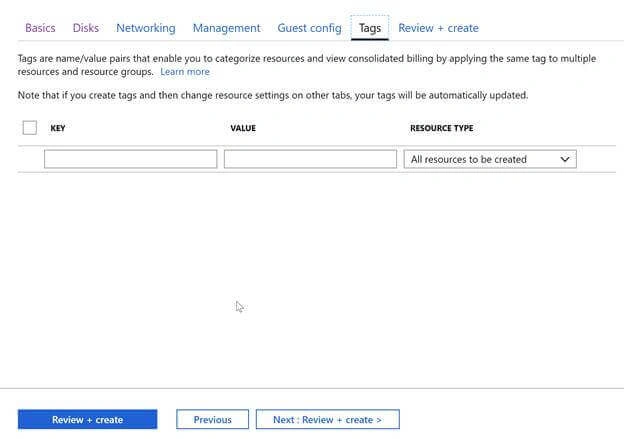 Construct Azure Virtual Machine