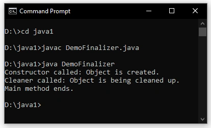 Finalizer