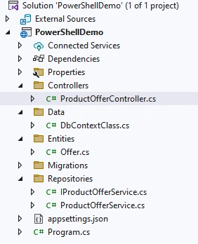 Consume the .NET Core 6 Web API in PowerShell script and perform CRUD operation