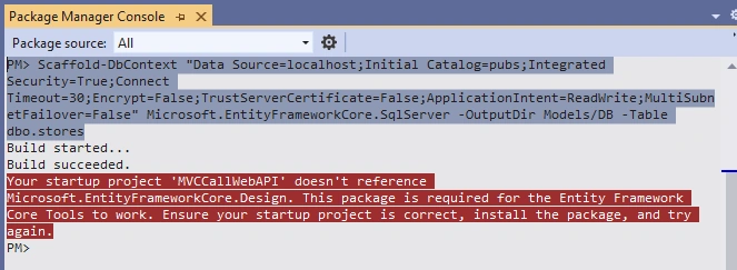 Consume Web API By MVC Client In .NET Core, Server And Framework