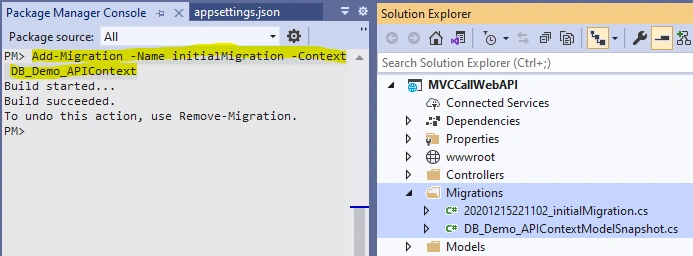 Consume Web API By MVC Client In .NET Core, Server And Framework