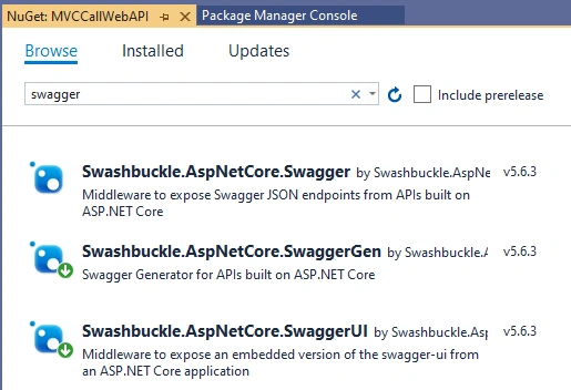 Consume Web API By MVC Client In .NET Core, Server And Framework