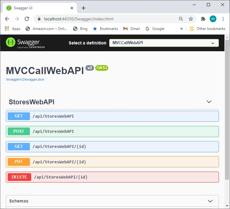 Consume Web API By MVC Client In .NET Core, Server And Framework