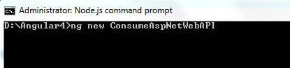ng new ConsumeAspNetWebAPI