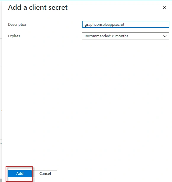 Creating Azure AD App