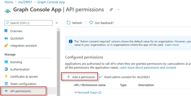 Creating Azure AD App