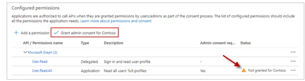 Creating Azure AD App
