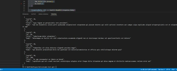 Consuming REST APIs in Golang