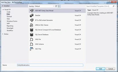 Entity Framework Model