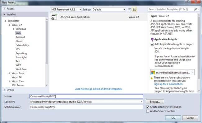 Consuming Web API In ASP.NET MVC