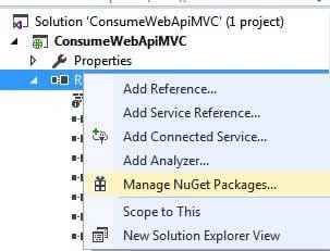 Consuming Web API In ASP.NET MVC