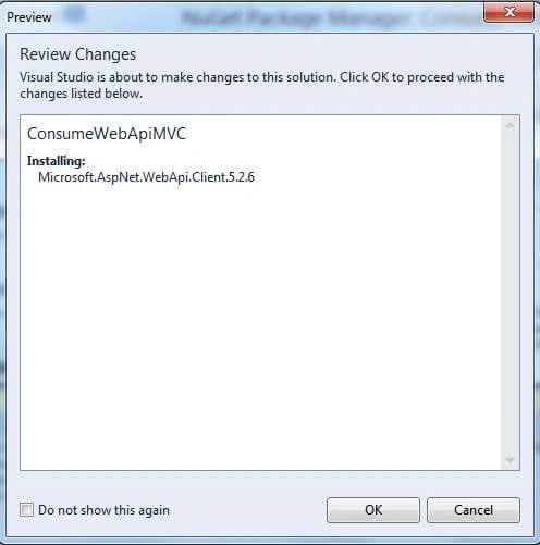Consuming Web API In ASP.NET MVC