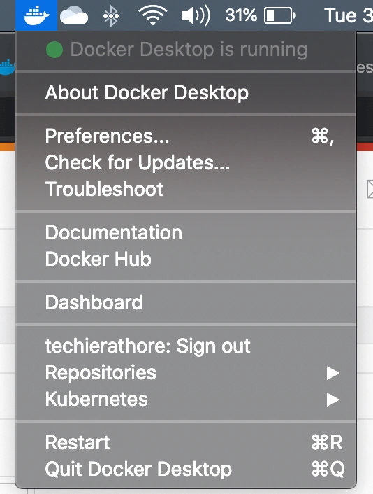 Containerised MySQL On Mac Using Kitematic