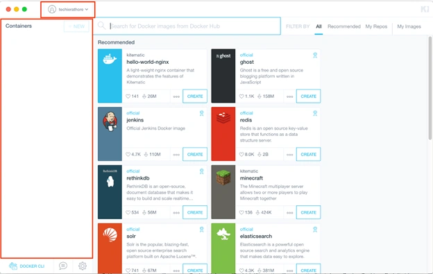 Containerised MySQL On Mac Using Kitematic