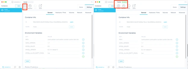 Containerised MySQL On Mac Using Kitematic
