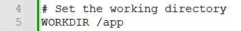 Working directory