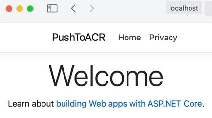 Containerized application