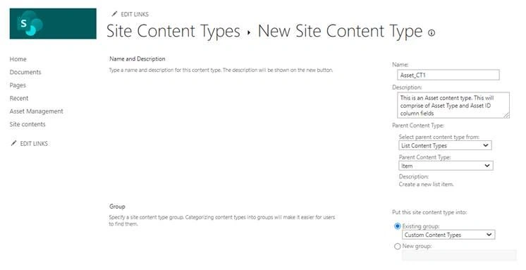 Content Types in SharePoint Online