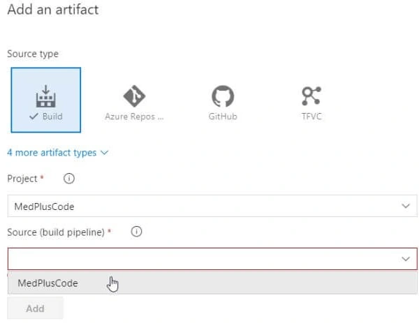 Add an artifac