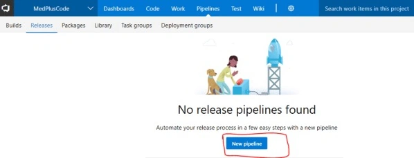 No release pipelines found