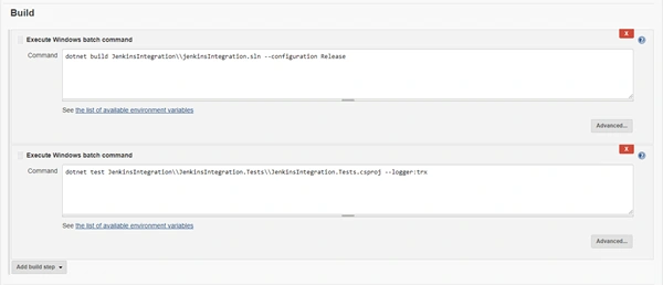 Dotnet commands