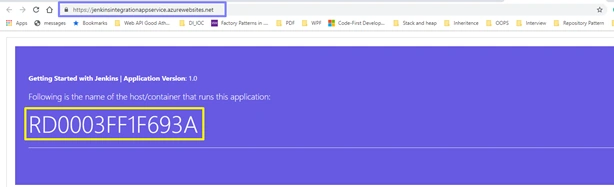 Continuous Integration And Deployment (CI/CD) Of ASP.NET Core Application On Azure Web App Using Jenkins