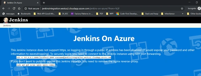 Continuous Integration And Deployment (CI/CD) Of ASP.NET Core Application On Azure Web App Using Jenkins