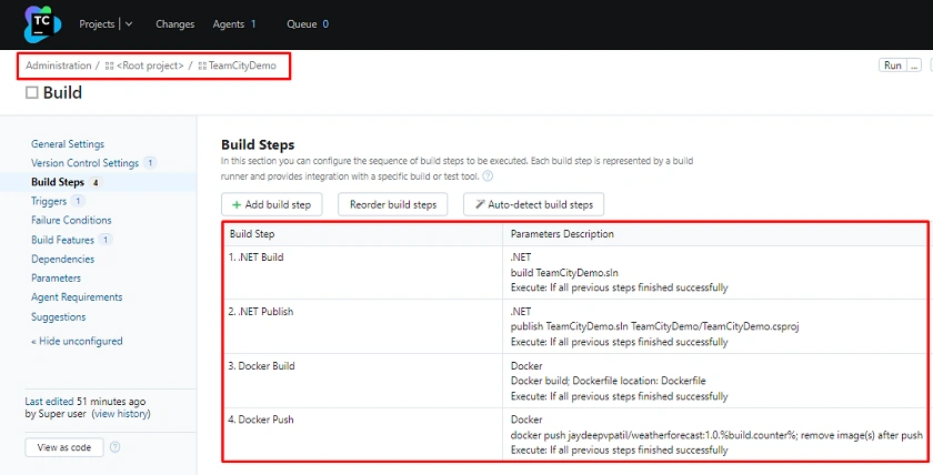 Continuous Integration Of .NET Core Application Using TeamCity, GitHub, And Docker