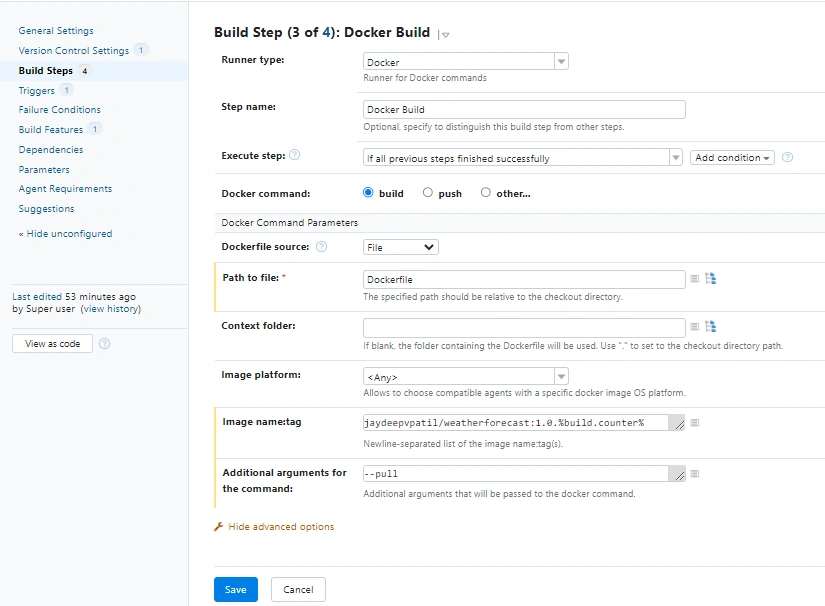 Continuous Integration Of .NET Core Application Using TeamCity, GitHub, And Docker