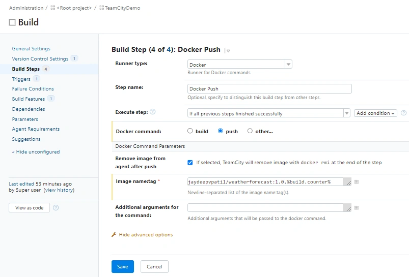 Continuous Integration Of .NET Core Application Using TeamCity, GitHub, And Docker