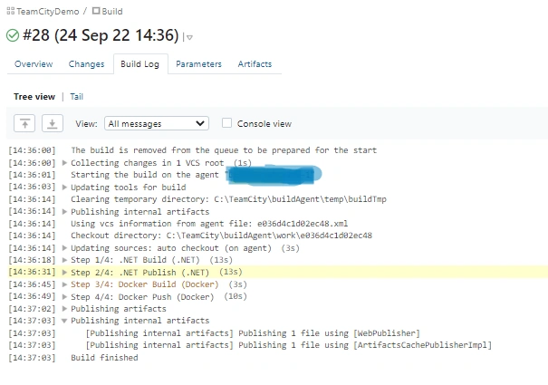 Continuous Integration Of .NET Core Application Using TeamCity, GitHub, And Docker