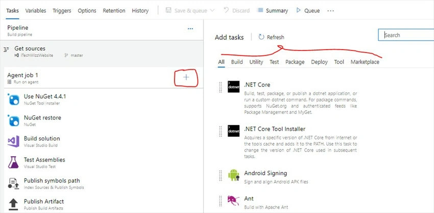 Default artifacts