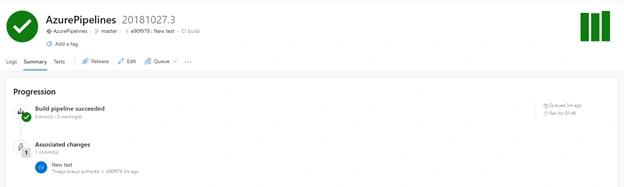 Continuous Integration - Using Azure Pipelines with ASP.NET Core