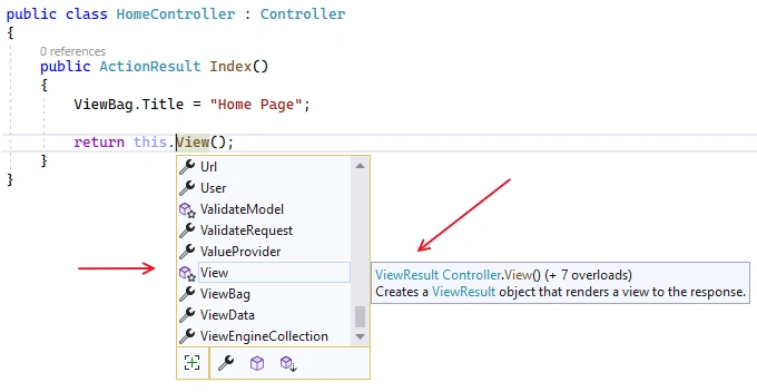 Controller Action Result (1), in ASP.NET MVC