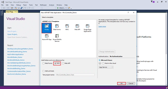 Controllers In ASP.NET MVC Application