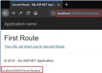 First route