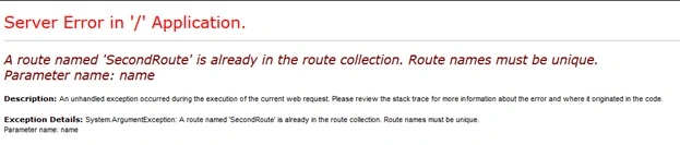 Server error