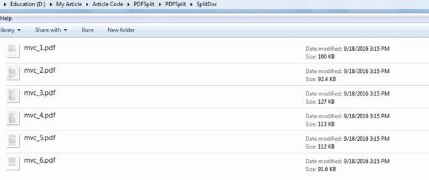  SplitDoc folder