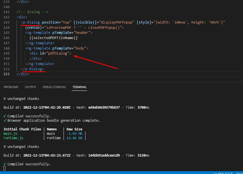 Convert byte array into PDF and Open it inside Custom Dialog box in Angular